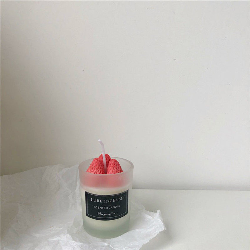 Strawberry Scented Candle Lasting Room