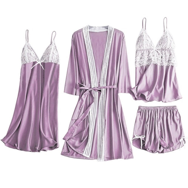 four-piece pajamas