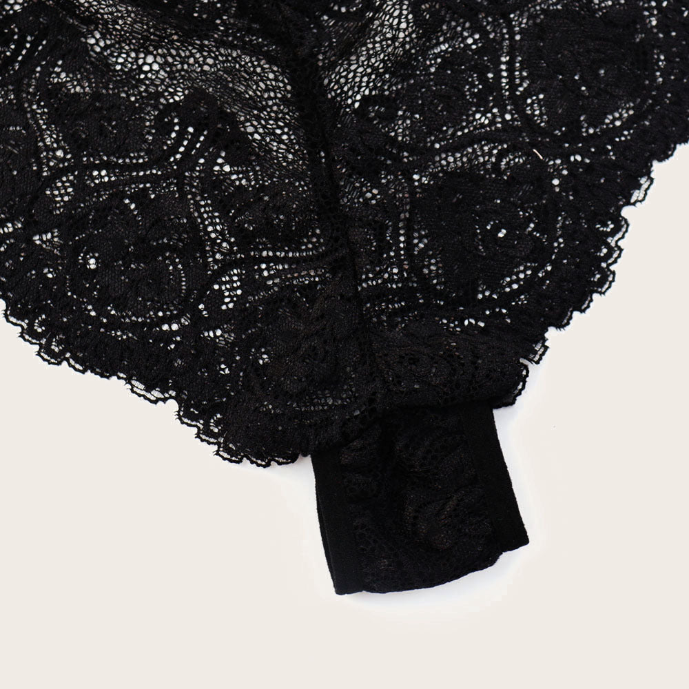Sexy Four-piece Lace Set With Nightgown