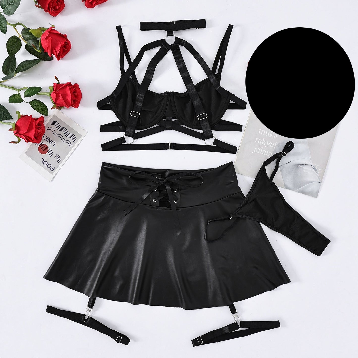 Lace Neck Strap Strapping Set