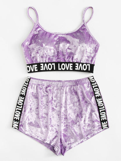 Velvet Pajamas Set