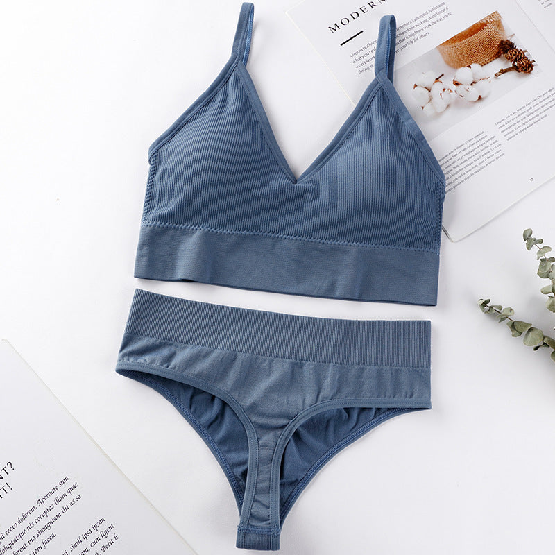 Push Up Sports Bra Set