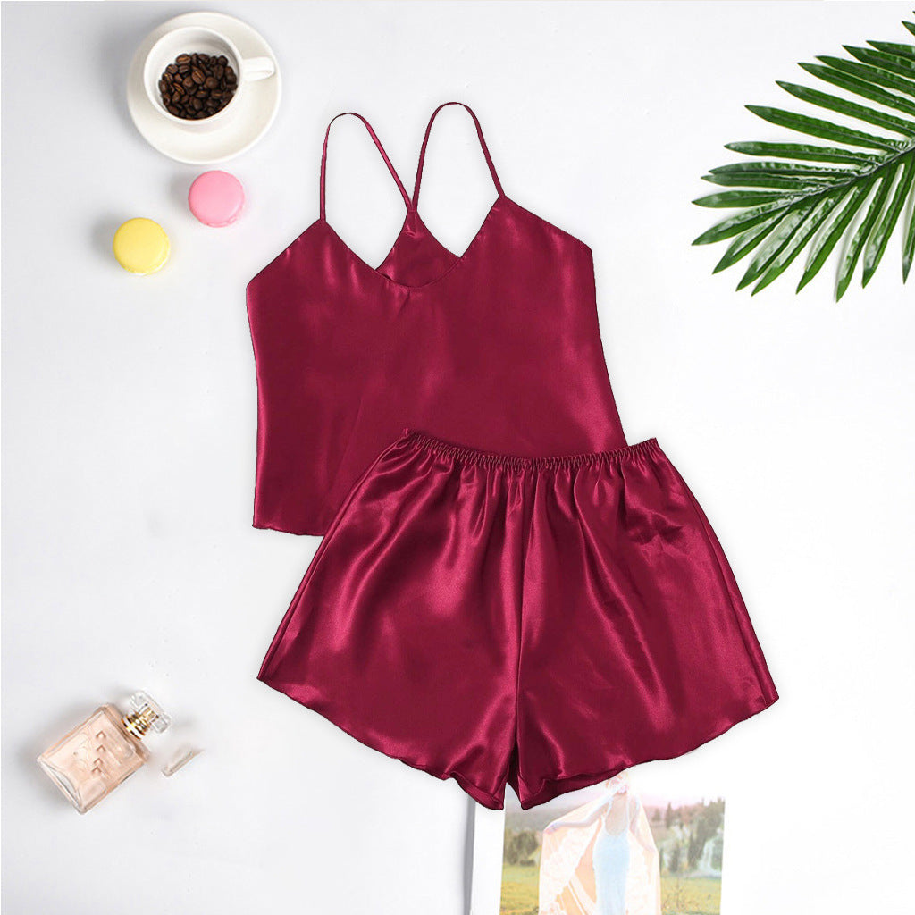 Home Sexy Two-piece Thin Pajamas