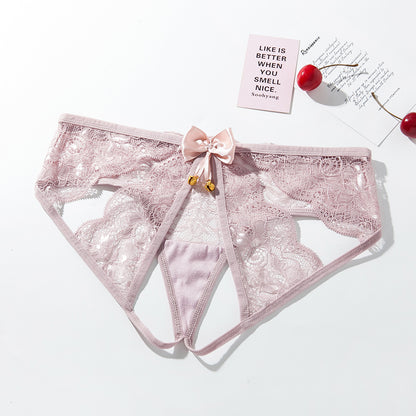 Lace backless underwear