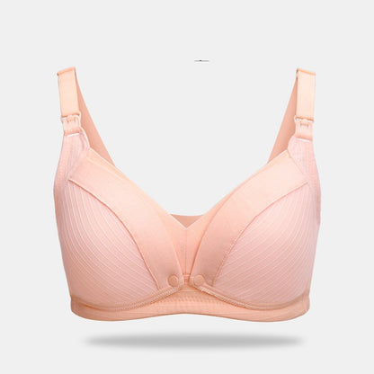 Nursing bra without underwire inner open