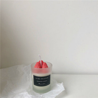 Strawberry Scented Candle Lasting Room