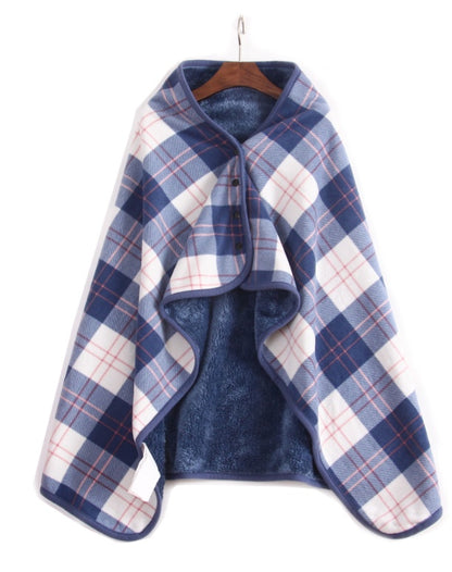 Fleece wrap blanket