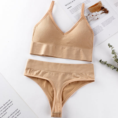 Push Up Sports Bra Set