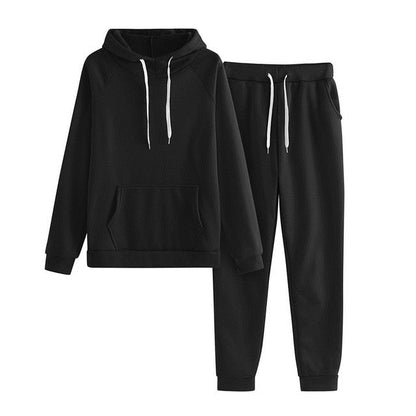 Drawstring Hoodie and Sweatpants