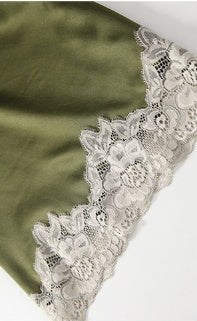 Lady nightrobe Floral Sleeve