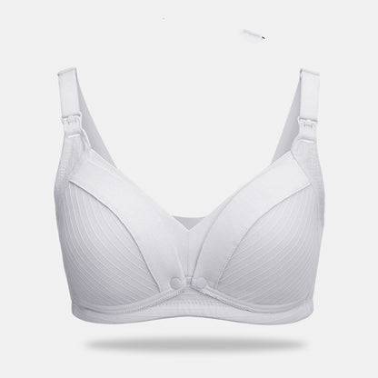 Nursing bra without underwire inner open