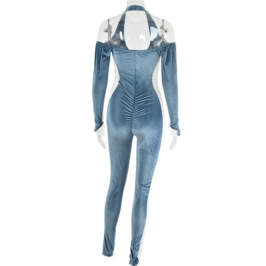 Open Back Sexy Jumpsuit Lingerie