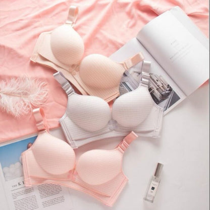 Nursing bra without underwire inner open