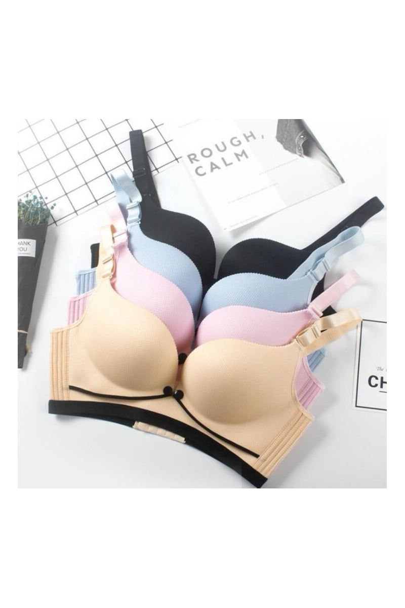 Nursing bra without underwire inner open