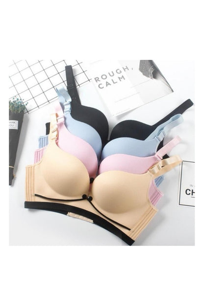 Nursing bra without underwire inner open
