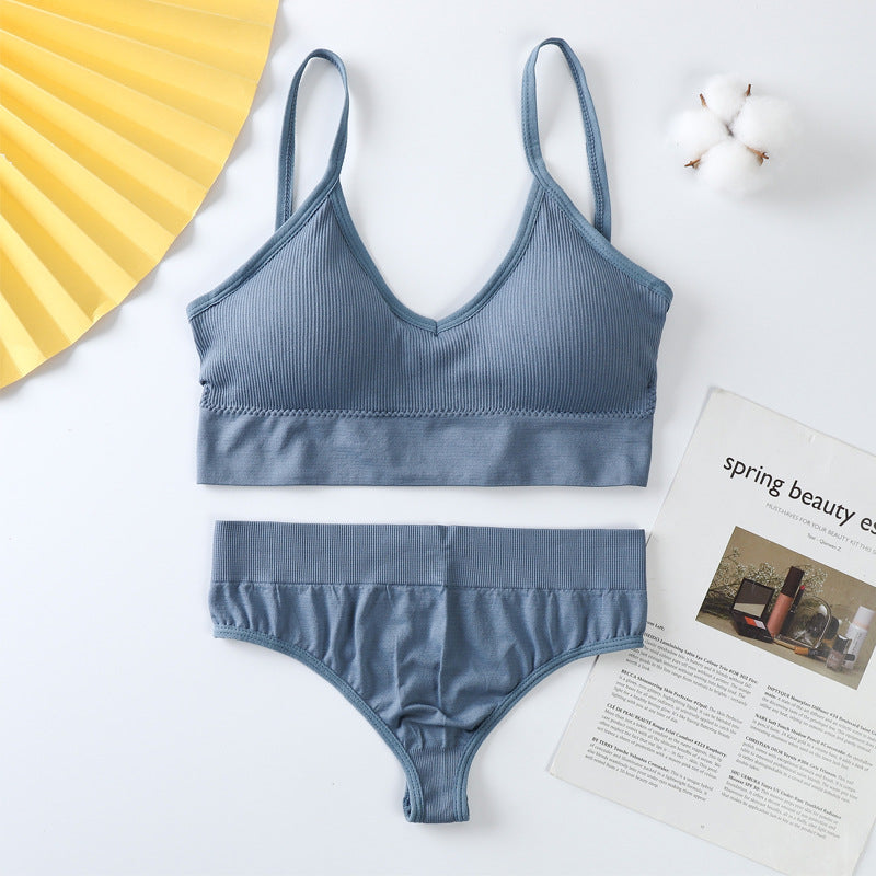 Push Up Sports Bra Set