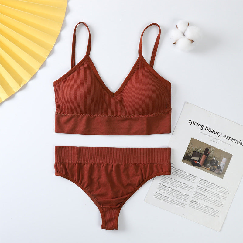 Push Up Sports Bra Set