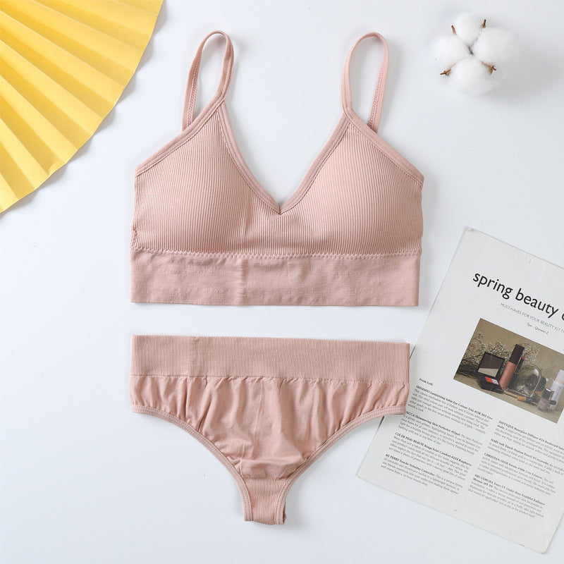 Push Up Sports Bra Set