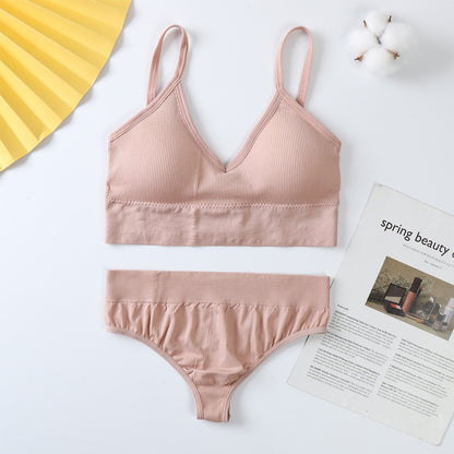 Push Up Sports Bra Set