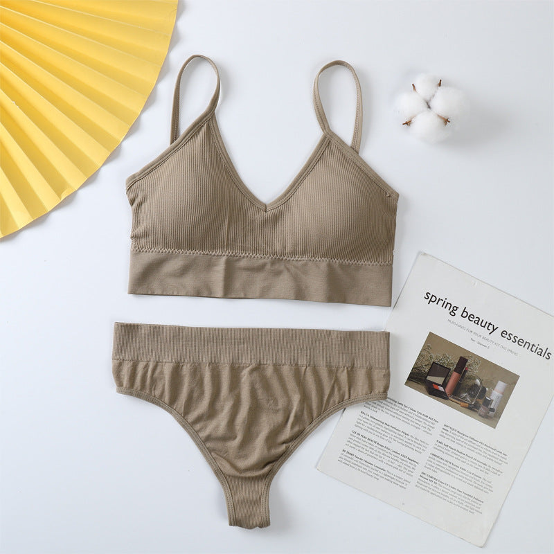 Push Up Sports Bra Set