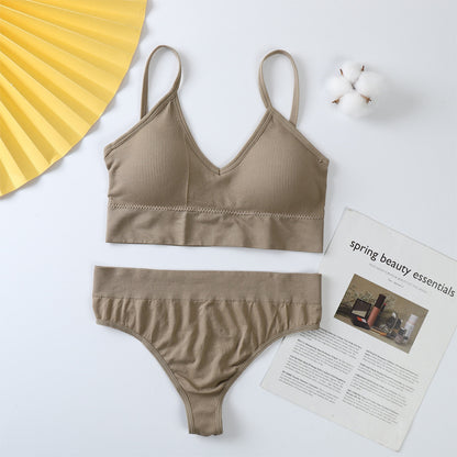 Push Up Sports Bra Set