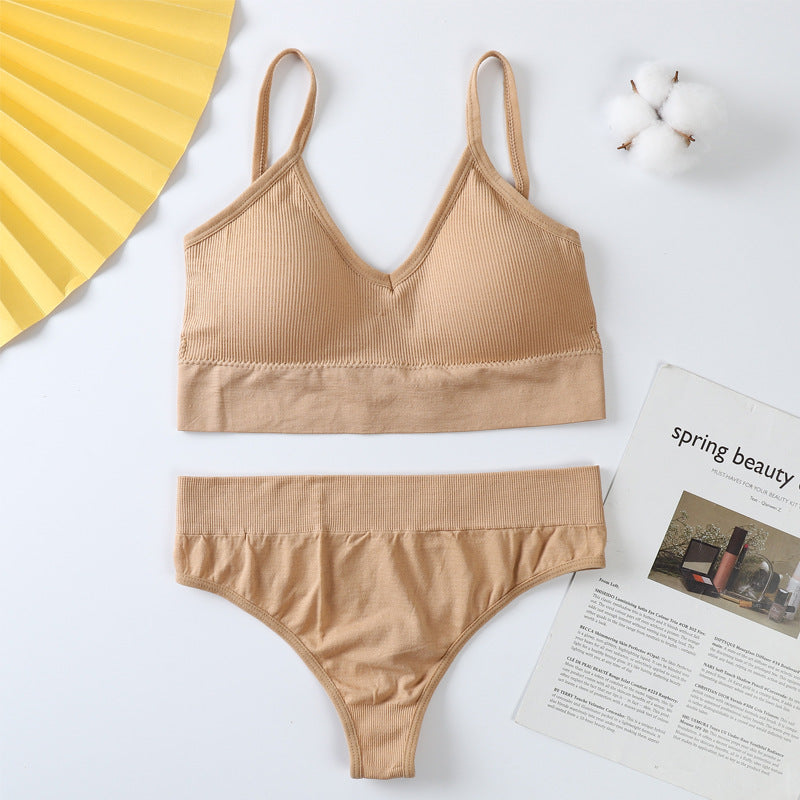 Push Up Sports Bra Set