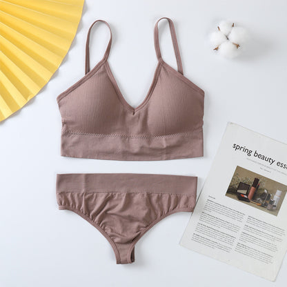 Push Up Sports Bra Set
