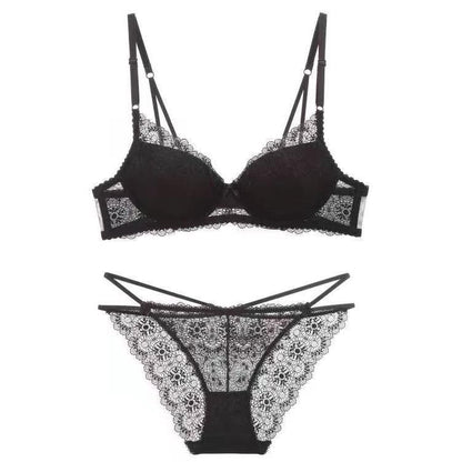 Deep V Gathered Sexy Lingerie