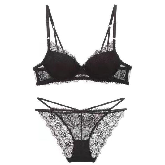 Deep V Gathered Sexy Lingerie