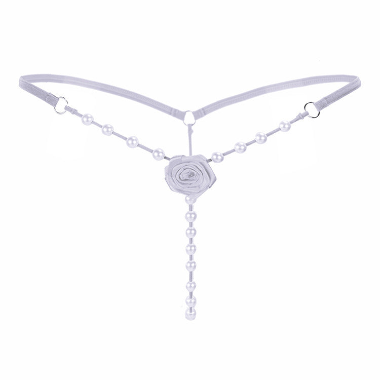 Pearl Rose Thong Panties