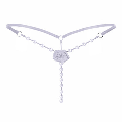 Pearl Rose Thong Panties