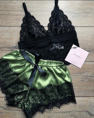 Lace Lingerie Suit
