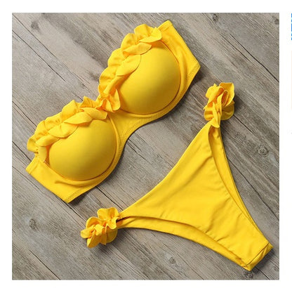 Swimwear Women Swimsuit Bikini Set Push Up Bathing Suit