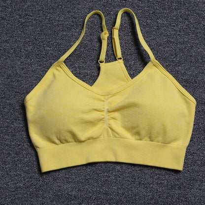 Sports Bra and Leggings Set Shockproof