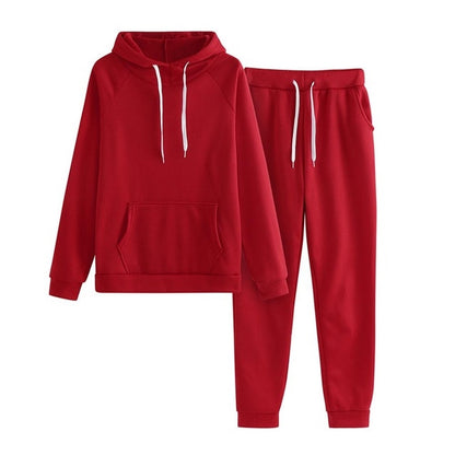 Drawstring Hoodie and Sweatpants