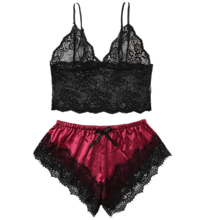 Lace Lingerie Suit
