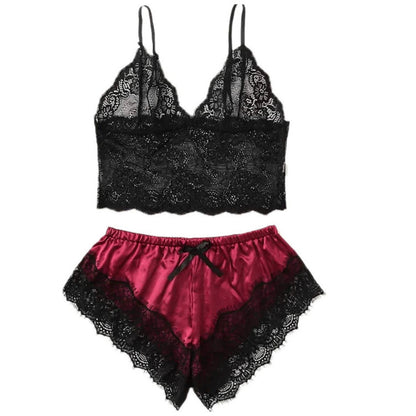 Lace Lingerie Suit