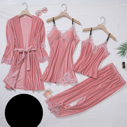 Sexy velvet pajamas