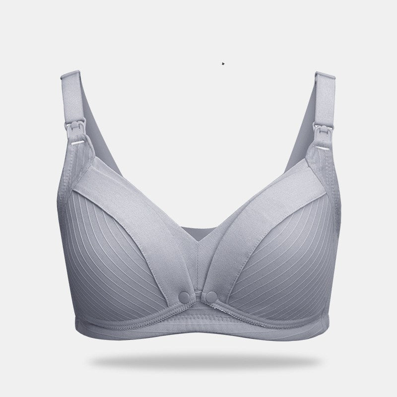 Nursing bra without underwire inner open