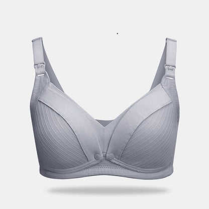 Nursing bra without underwire inner open