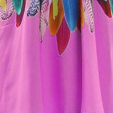 Boho Style Sexy Printed Lingerie Dress