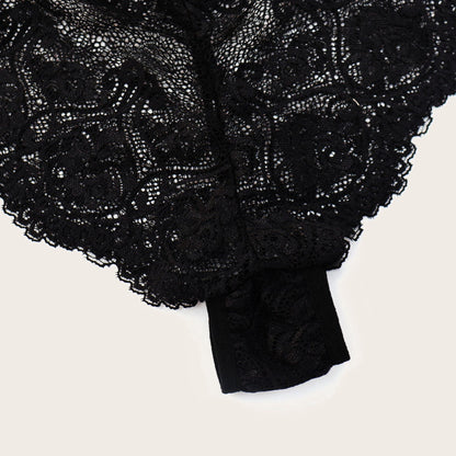 Sexy Four-piece Lace Set With Nightgown