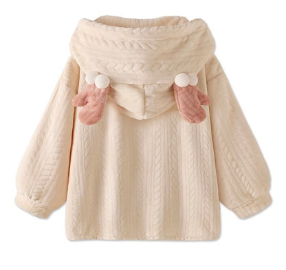 Flannel Long Sleeve Warm Pajama Sets