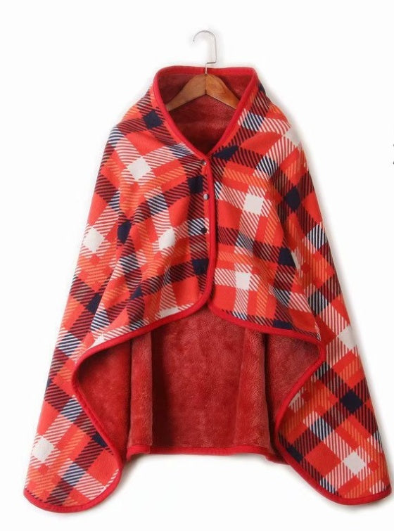 Fleece wrap blanket