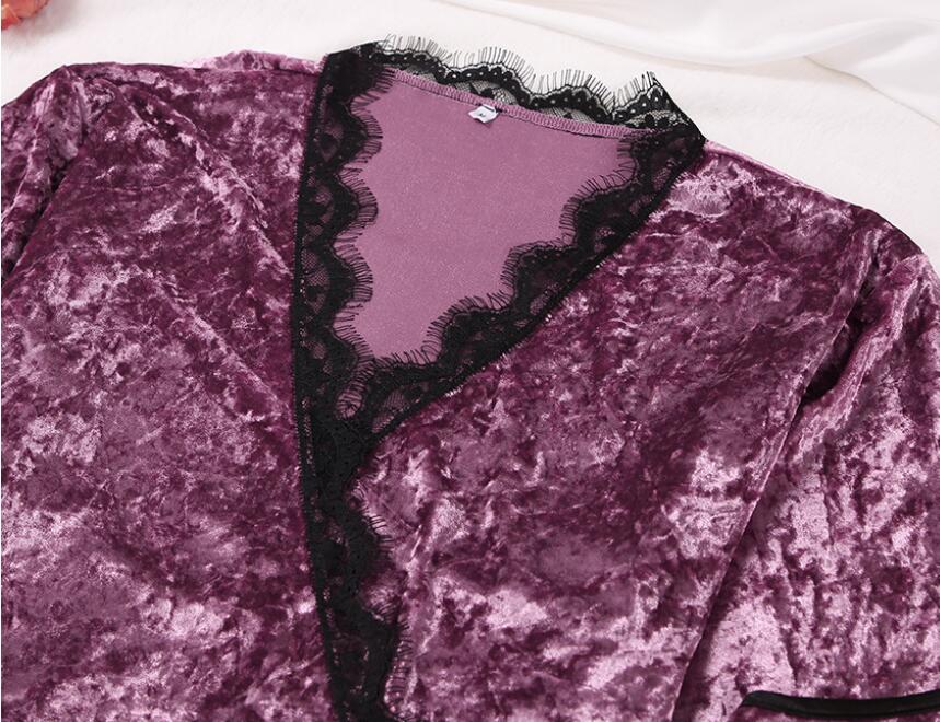 Fashion Women's Lace Sexy Fashion Nightgown