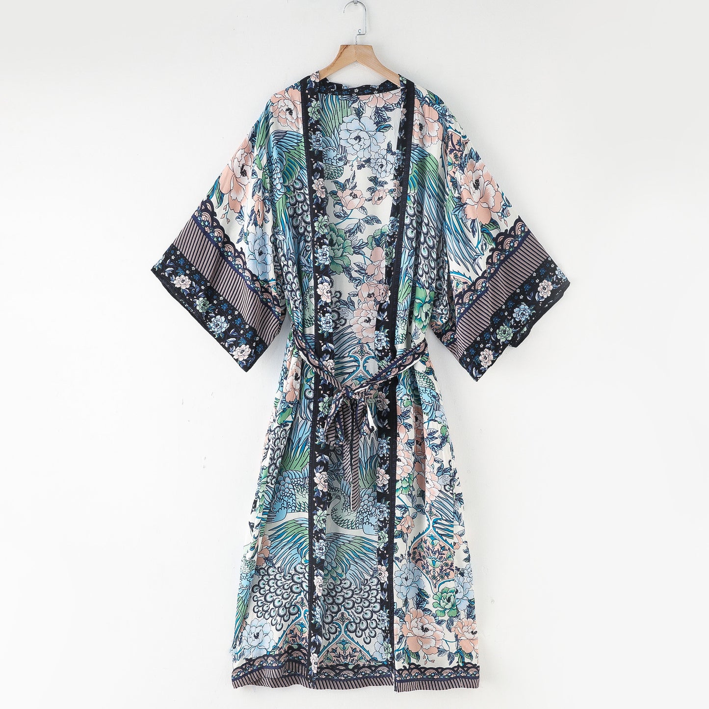 Kimono Print Robe