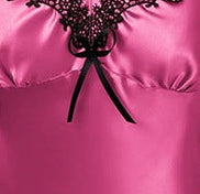 Satin Dress With Cups