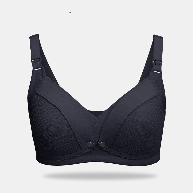 Nursing bra without underwire inner open