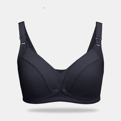 Nursing bra without underwire inner open