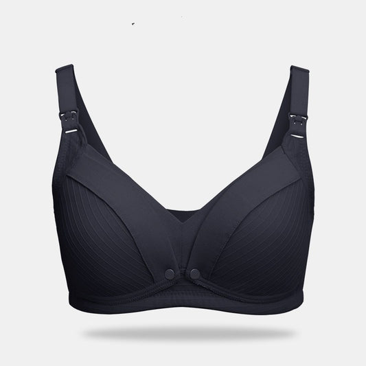 Nursing bra without underwire inner open